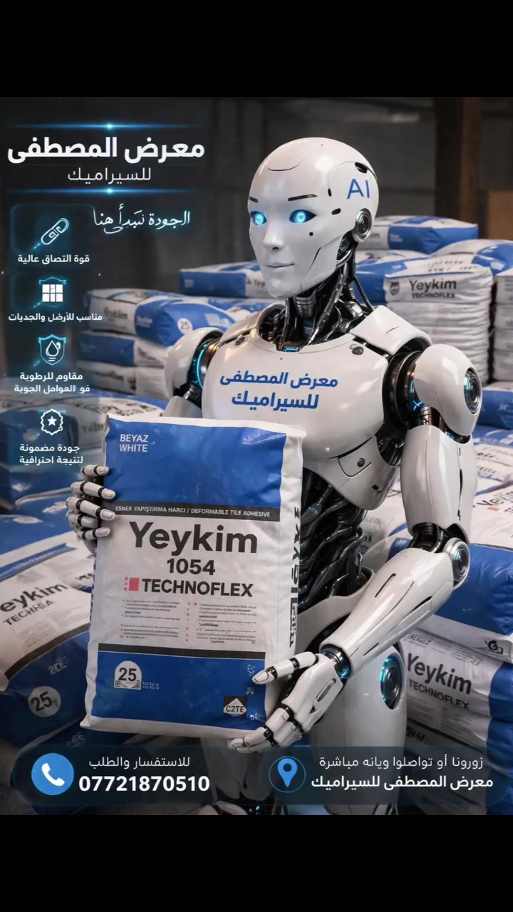 #مادة لاصقة #Yeykim #تركي المنشأ 🇹🇷 للبورسلين و #اللوح والأكرانيت 

للطلب والحجز:
*********** // 08703608609 

 #العنوان : واسط قضاء الزبيدية/ شارع الحي الصناعي / مجاور محلات الصگلاوي / معرض المصطفى لتجارة #السيراميك و #البورسلين
