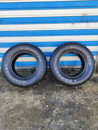 للبيع زوج تايرات لاندكروز ستينية دلوب ياباني اصدار 22 نضيفات  او زوج ن...