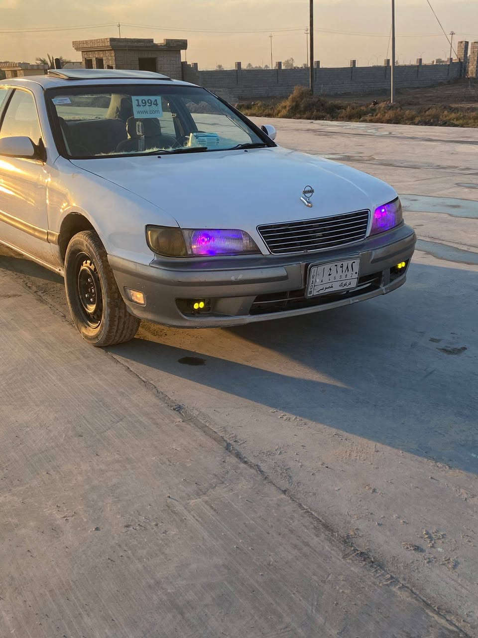 السلام عليكم
للبيع او مراوس 
نيسان مكزيما موديل ١٩٩٤
رقم كركوك شرط التحويل 
كير محرك كامري 
شرط الكير والمحرك 
مصبوغه جماليه فقط خاليه من الضربه 
تايرات نص فوكَ نص عمر 
صدرها فوكَ نص عمر 
كهربائيات شغاله 
گشرها حلو حيل 
السعر ٢٨ وبيها مجال 
للاستفسار 
***********
***********
