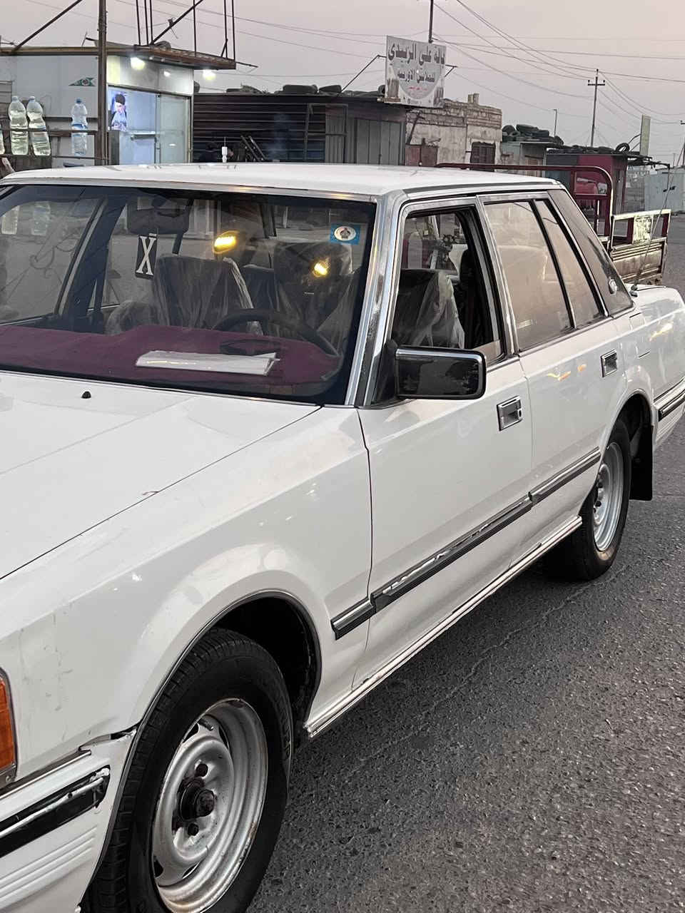 سوبر موديل ٨٥
سياره كفاله عامه سونار مرفق 
بلاديه محرك وكير وضع الشركه 
رقم بغداد انكليزي مداور ثاني يوم 
سياره مناقصهه برغي ترايك محافظات 
مكاني العماره 
*********** اتصال و واتساب
