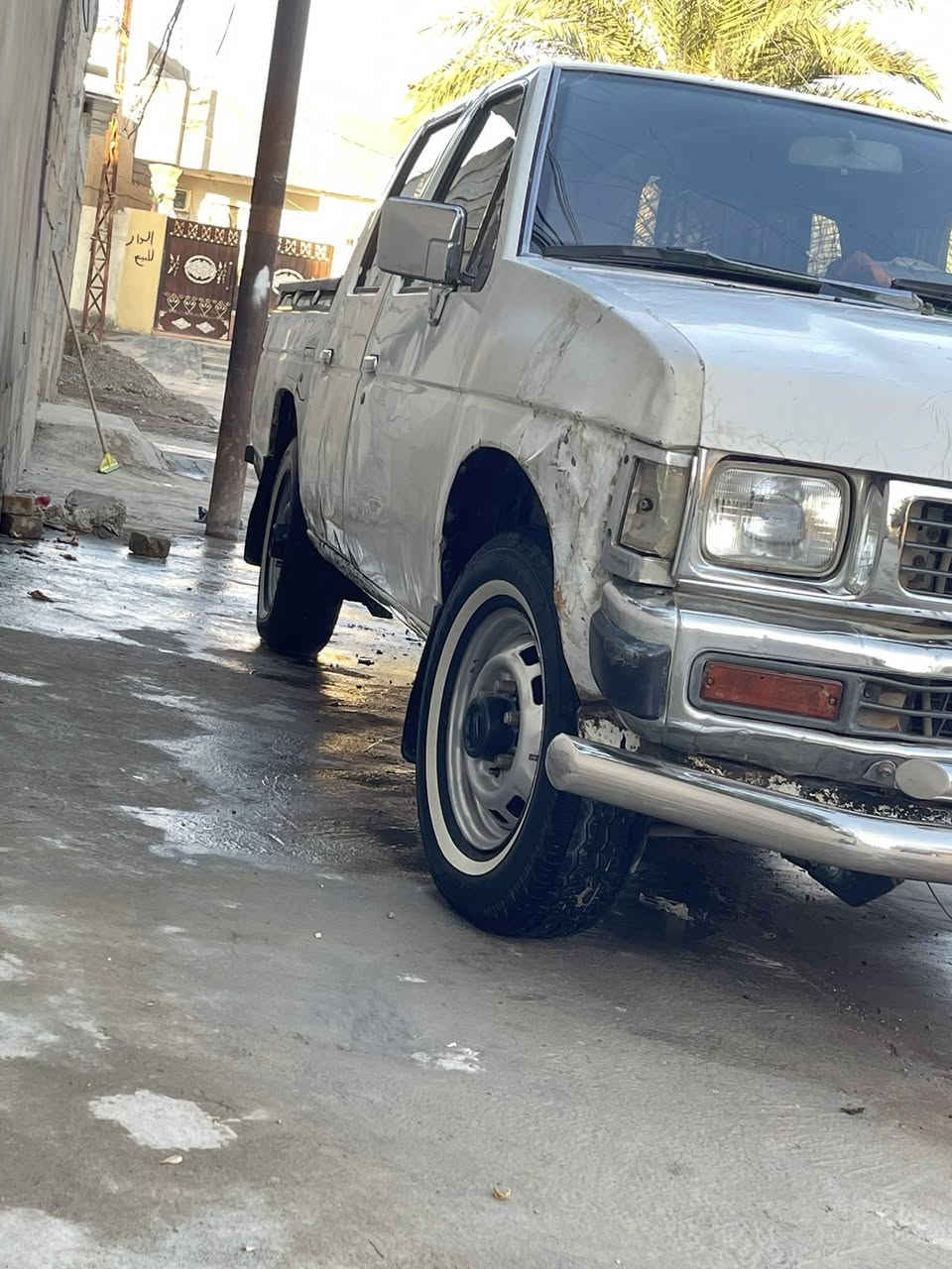 سلام عليكم نيسان للبيع موديل 97 نضافتهه مثل ماموضحه بل صور صدر نضيف تخم تاير السياره بسمي رقم الجديد العنوان ديالى بعقوبه السعر 48وبيهه مجال شي قليل ***********📞📞
