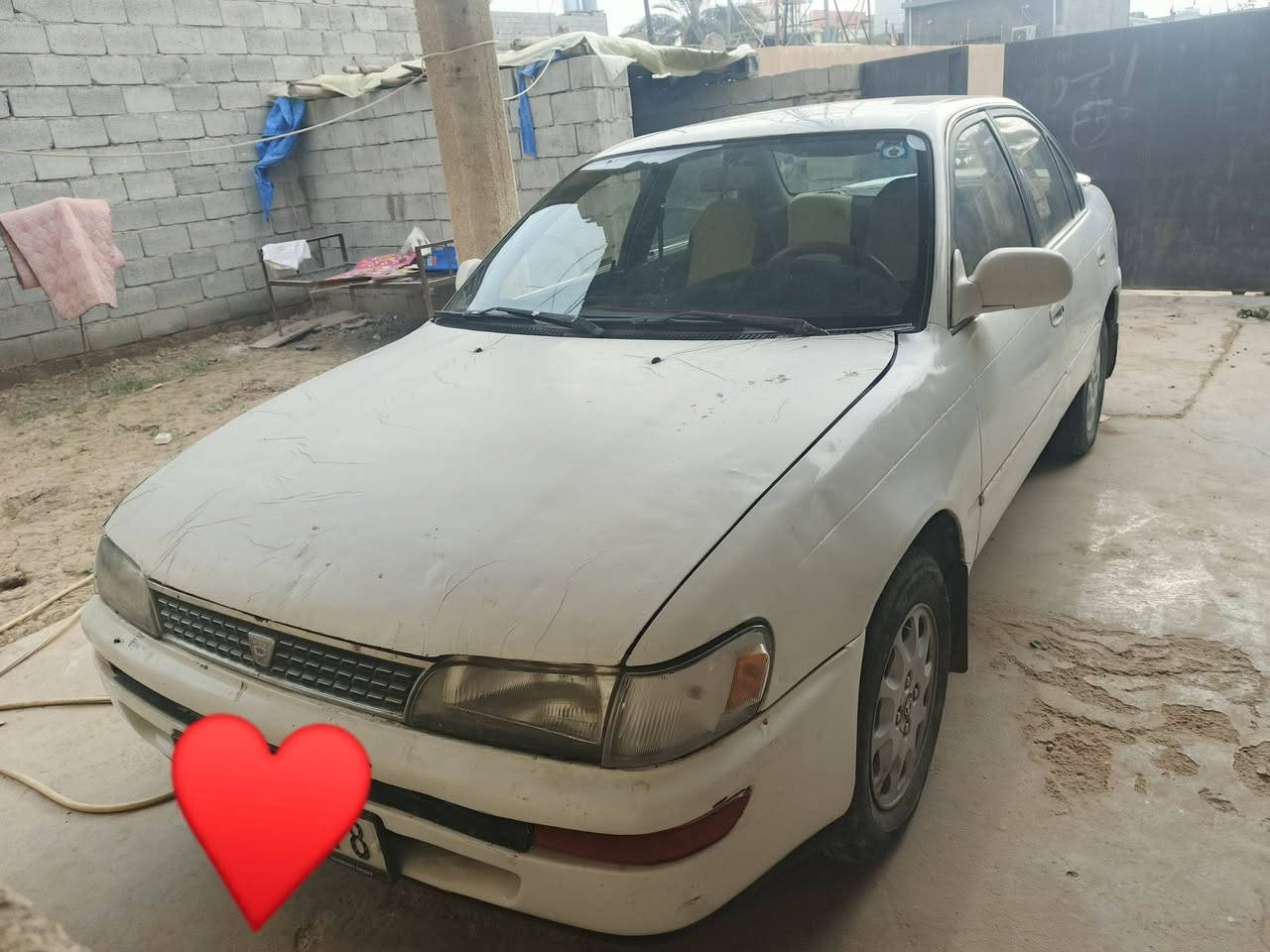 السلام عليكم كورلا 1992 مكينه خير من الله كير أوتو خير من الله مكينة لا تبخير ولا تنقيص السياره بلاديه ما عده ضربه قليله كلش بالبنيد والجاملاغ اليمنه قليله كلش ومبيه بالصوره حتى ما مصبوغه دواخل خير من الله تحويل ثاني يوم بسمي رقم انبار مشروع وطني السعر 53 وبيها مجال العنوان ديالى الخالص سراجق ه***********/***********
 السنويه صارلها شهر من نافذه
