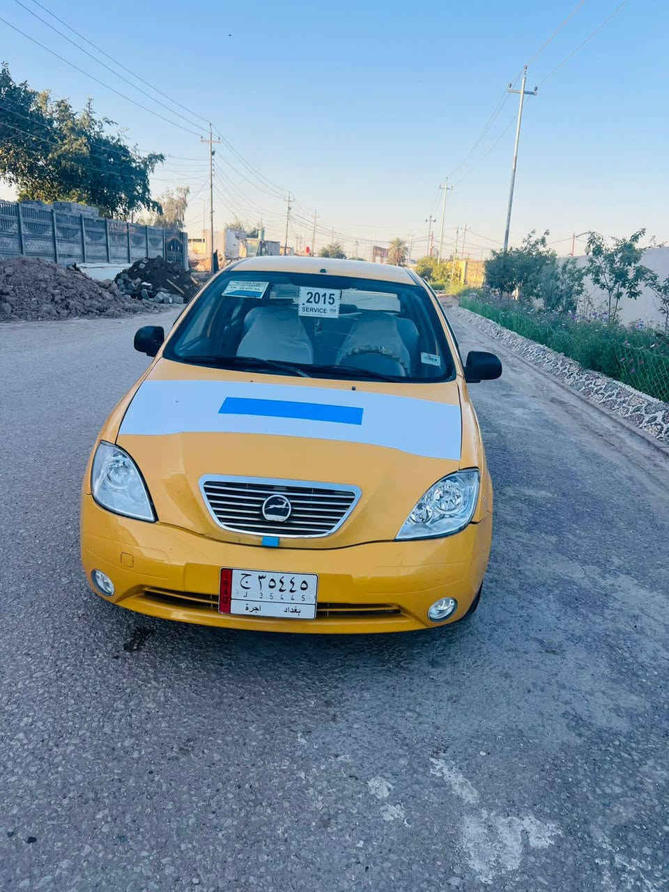 السلام عليكم رمضان مبارك ع الجميع من رخصت الادمن المحترم 
بيع سريع سريع مستعجل عندي للبيع طيبه موديل 2015 رقم بغداد مشروع وطني شرط التحويل ثاني يوم سنويه لل 2028 مصفره هيئه وغرامه كير محرك تخم تاير جديد وداخلها جديد السياره جاهزة من كلشي مابيها برغي نقص السياره مال جناي مامشتغله تكسي السياره مكفولة من اي ضرر بيها فقط اخياسات ومصلحه تصليح حلو سيارة نظيفه جدا السعر رايدها (33)$ ورقه بيها مجال بسيط لشراي مكان السياره بابل الاستفسار الاتصال هذا رقمي (***********)
