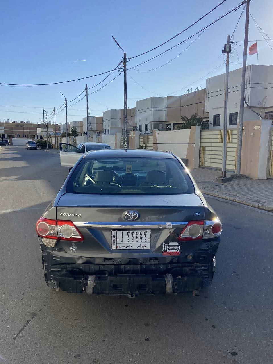 كورلا 2013 السعر 100  وبيها مجال حك الجيه

امريكي حادث جاملغ وبنيد بدون دواخل

شاشه تحكمات ب الستيرن كروز سرعه 

تحكم بل مرايات

منضمومه تدفئه وتبريد جديده فول

كير مكينه مكفولات

تخم تاير جديد 

السياره مصبوغه قماره والصفحه اليسره اثر جراد لا اكثر مكفوله من الجفيهه وقطرة معجون مبيها مكان السياره بغداد 

للاستفسار ***********

***********
