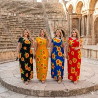 دشداشه نسائي • فيزون ليكرا • فري سايز