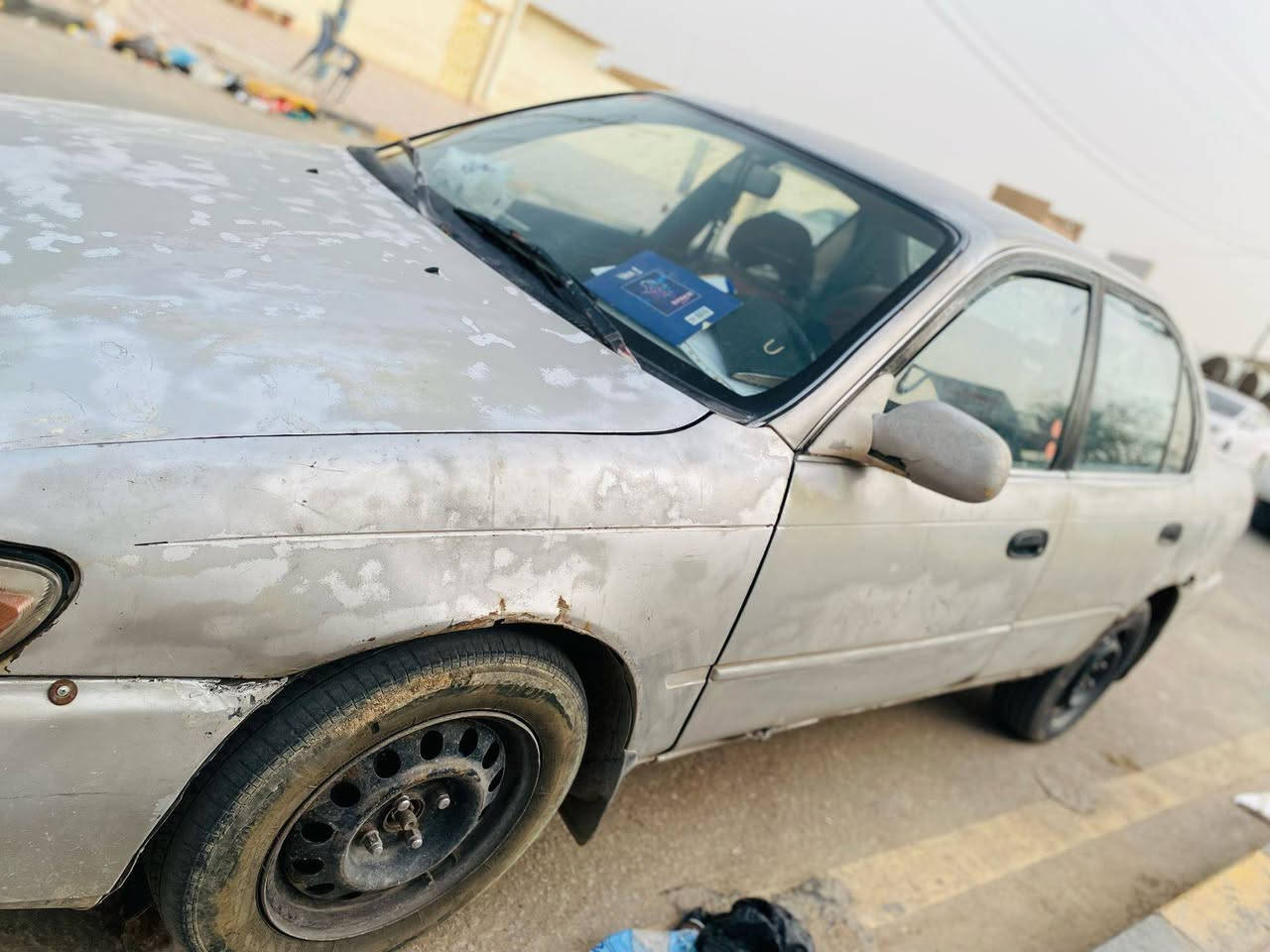 السلام عليكم ورحمه الله وبركاته
سياره كورولا موديل 1994رقم بغداد ما اندل راعيه سنويته ساقطة 
دشبول يسره بلادي مكينه وكيرخير من الله 
مكان السياره بلنجف سعره ب 34
ما اندل راعيه ابيع كوم حديد 
***********
