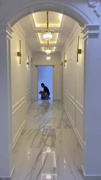 يا الله صباغ دقة  في العمل وسرعه في الانجاز  واجهات 🏡و ديكورات جبسن بو...