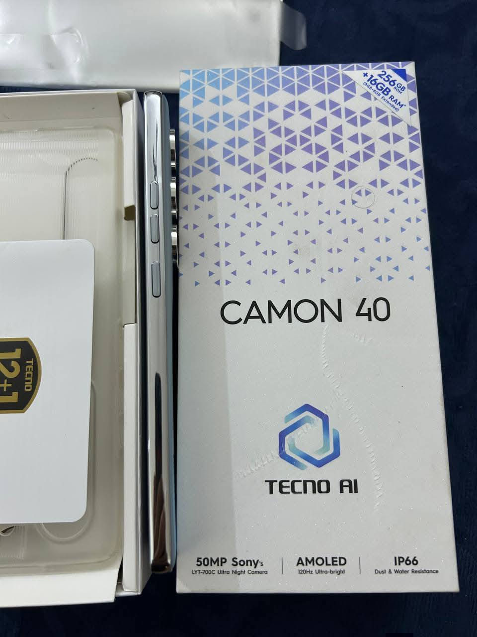 للبيع تكنو كامون 40
ذاكره 256 
مستخدم قليل
نظافه 100% 
ملحقات كامله 
جهاز كلش حلو وقوي 
السعر 225 
مكان موصل حي السماح 
متواجد انتصال او وتساب فقط 
***********
