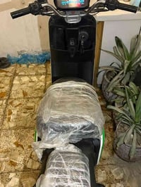 دراجه شحن نوع R12 شركه ABK بيها 6 بطاريات ملف 1800w بيها نظام بك  رجوع...