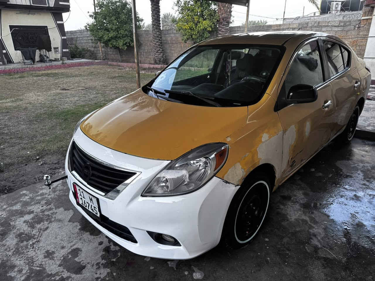 نيسان فيرسا وارد أمريكي موديل 2012 بغداد الرقم الدولي بسمي مصفره من كلشي توني محولهه بدون حادث طخات خفيفه مبينات بصور كير مكينه جدددد توني شادهن بعدهن بظمان تبريد ثلج تخم تايرجديد مناقصهه أي شي سعرهه 80 بيهه مجال ***********رحمه لهلكم اليشوف المنشور بس الشراي يتصل واني بلخدمه
