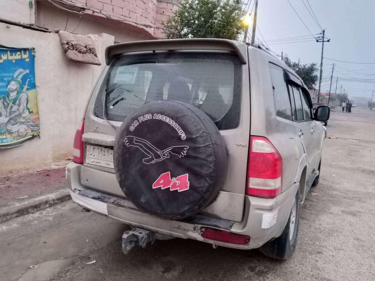 باجيرو موديل 2004
مكينه وكير بلاد مكفولات 
تخم تاير 
كهربائيات شغاله 
السعر 60 بلاش 
كير عادي بلاد 
ر
دفع رباعي 
ايسر بلاد 
سنويه جديده 
مكانه العمارة 
***********
