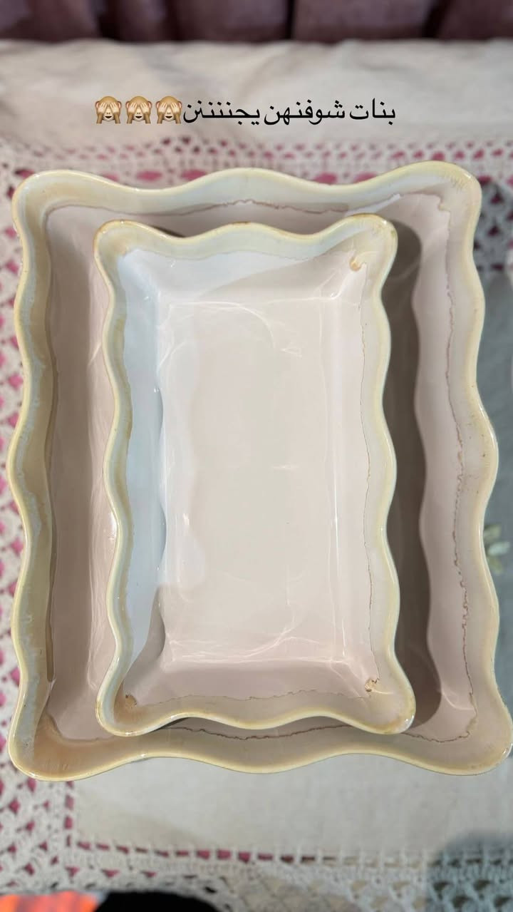 الاسعار يمنه غير متلكوهن يم غيرنه الاسعار داخل الصور توصيل داخل الكوت فقط
وكله حراري يدخل فرن واوڤن


**إذا كنت صاحب هذا الإعلان وتريد حذفه لأي سبب، رجاءا أرسل رسالة إلى الدعم الفني**