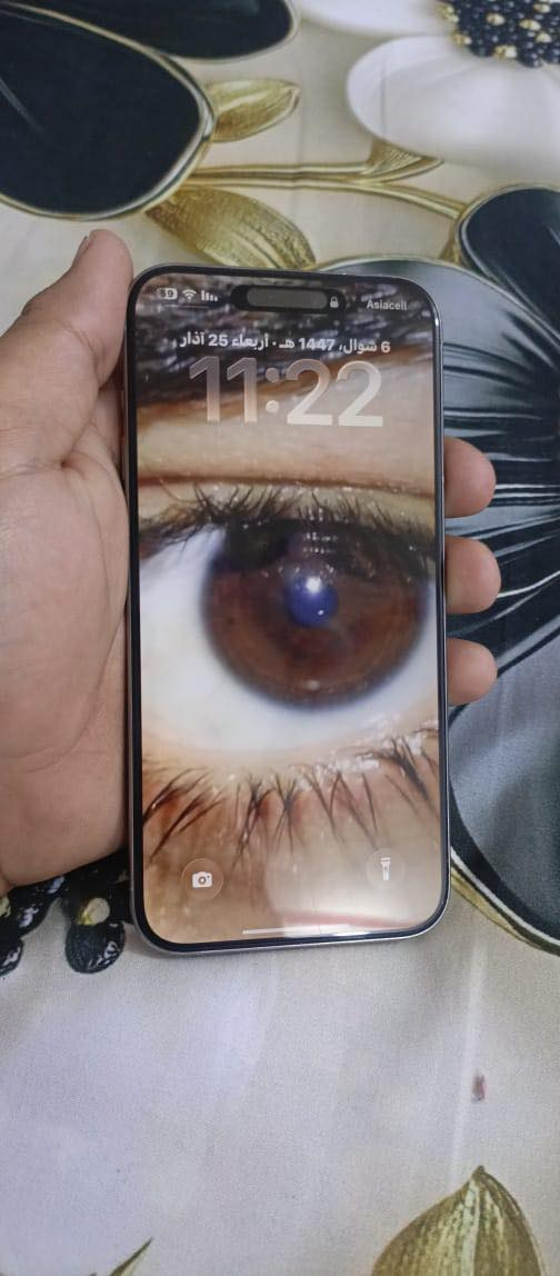 15 برو ماكس ذاكره 256 بطاريه 88 
جهاز مبدل شاشه وكاله 
وظهر 
الجهاز مكفول اذا يعلك او بي اي خلل كلشي شغال فيس ايدي كلشي بي شغال وعل فحص مكاني بغداد بسمايه 
سعره 900 بي مجال قليل 
***********
