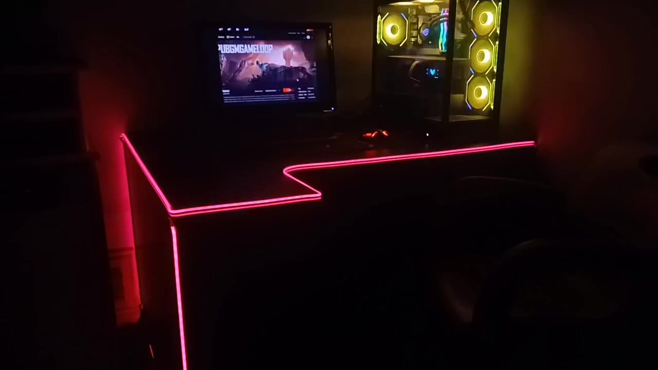 ميز خشب mdf قوي لون اسود تفصال كيمنك او مكتبي ار جي بي بي منفذ كيبل منجمنت من ورا للاسلاك قياس 120 في 80 وحرف ال L قياسها 110 ارتفاعه 74 ويجي ويا تطبيق بالموبايل للتحكم بالاضائه مال ميز
الميز ب180
مكان ديالى


**إذا كنت صاحب هذا الإعلان وتريد حذفه لأي سبب، رجاءا أرسل رسالة إلى الدعم الفني**