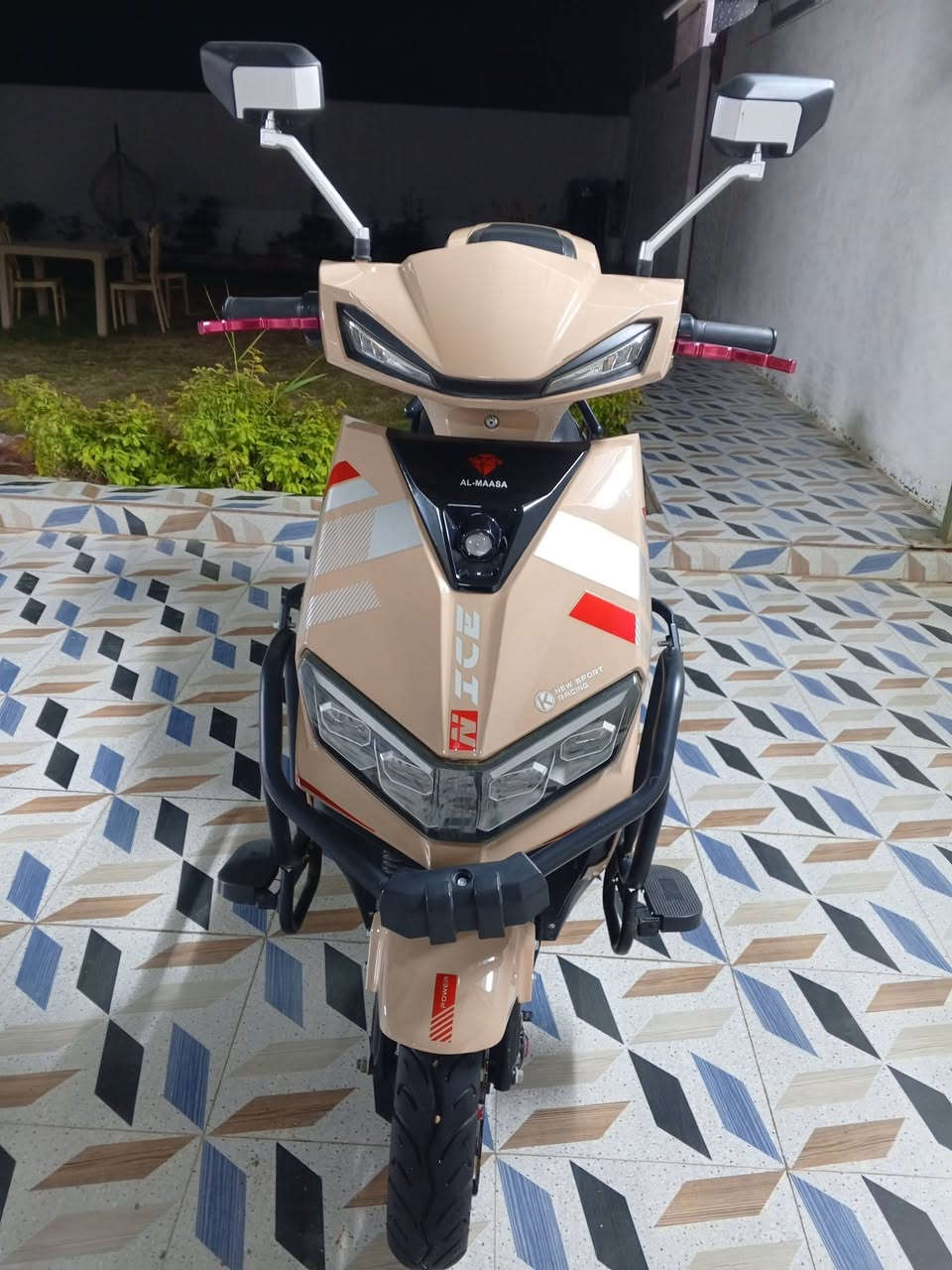 دراجة شحن شبح للبيع
شركة الماسة 
6بطاريات فول 
شغال من كلشي
السعر:700وبي مجال قليل
العنوان:الانبار-الرمادي-6كيلو
للاستفسار اكثر الاتصال على الرقم❤️‍🩹
***********
