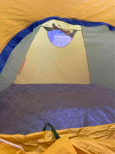 خيمة ارتفاع 220 250x  العرض تسع 5 أشخاص السعر 30 : *********** عمارة
