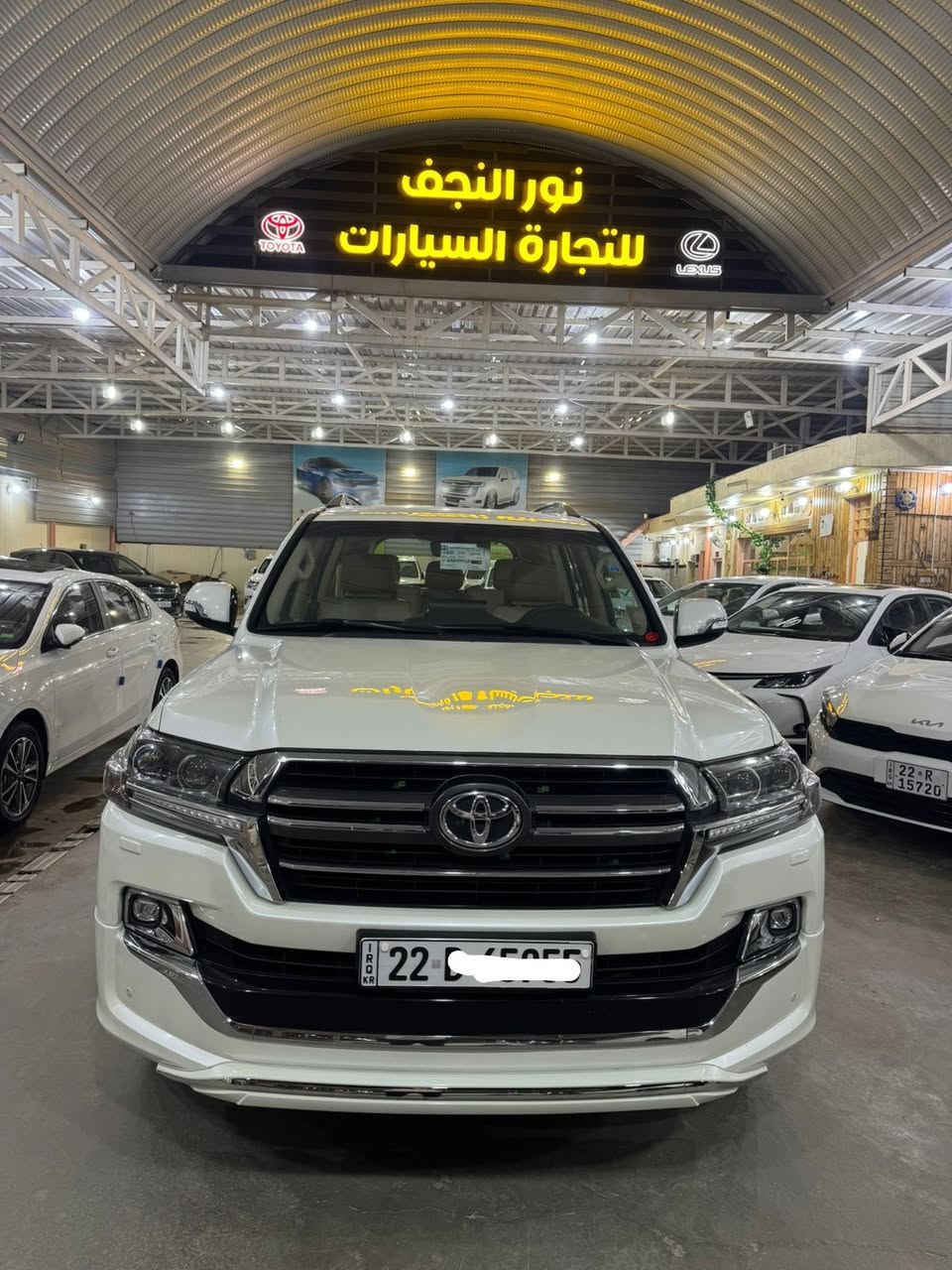 لاندكروز GXR ساز باب اول
موديل 2020 اصل تكمة + سنوية
محرك 6V 4000
رقم اربيل بسمي تحويل ثانيوم
مواصفات
كشن سايق 3 دكم
كشن صدر اصل كهرباء
شاشات بل تجاوي 
فتحة بل سقف
8 ايرباك تكم شامو
كيجات كتروني 
خمس بصمات 
جنطة كهرباء بلادي 
شاشة بلادية 
طفاية 
كشنات جلد 
كراسي اثنين كهرباء
كامرة اصلية 
حساس بلادي 
شغال بعد بلادي
لايت اسود بلادي 
 *********** واتس اب 
***********
