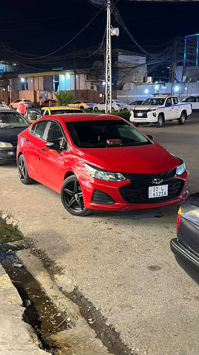 السلام عليكم
كروز للبيع 
موديل 2019
رقم اربيل 
محرك 14 تيربو 
محرك كير شرط 
مواصفات 
ويل كب رياضي
شاشه تدعم ابل كار بلي 
مانع انزلاق 
جامات اوتو 
Start–Stop
ABS نضام
كامره كلفيه دواره 
الحادث من المريكه بابين بدون دواخل 
موضح بل صوره 
 بس الهزه ساقطه 
السعر 99 وبيع مجال كلش قليل 
الرقم ***********
***********
