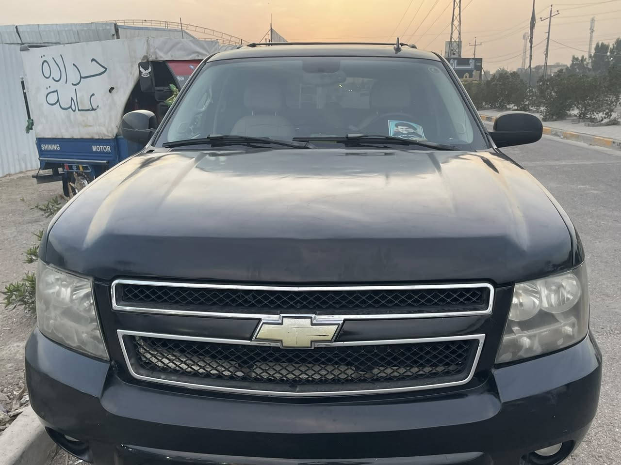 السلام عليكم تاهو أدوات موديل 2009 مكفولة  كص سرقة وعشائر  كير ومكينة نضيفة عنوان بغداد الحسينية سعر 70$ ***********
