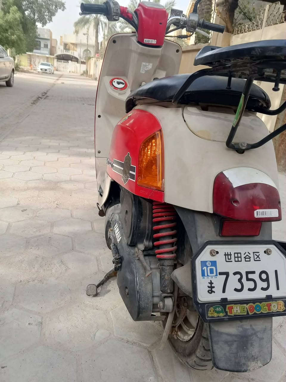 سلام عليكم شباب دراجه بوليس كابريته موديل 12 صارله شهر 10 تيام من طالعه من حاويه شرط النضافه بعده علئ ترابه سالف بلادي بوشه 49 البلادي دراجه حلوه او رزنه  مكاني كربلاء طوريج. هىذا رقمي ***********
