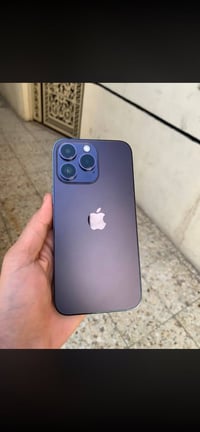 ايفون ١٤ برو ماكس بطاريه ٨٤ ذاكره٢٥٦ مكفول وتر بروف شرق اوسط  دبل خط  ...