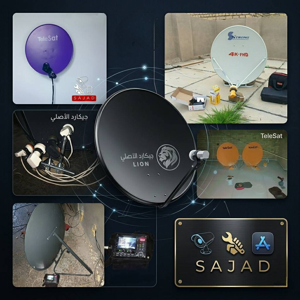 ​🚀 الراحة والاحترافية ببيتك.. بدون دوخة رأس ولا تصعيد تلفزيون للسطح! 🚀
إذا تعبت من مشاكل الإشارة، وتريد ترتيب نظيف وسريع، شغلنا كله يتم بأحدث أجهزة الفايندر الرقمية 📟 يعني ما نحتاج كهرباء ولا ندوخك!

​🛠️ خدماتنا المتكاملة بين يديك:

​📡 تنصيب وصيانة الستلايت: ضبط إشارة، برمجة، وترتيب قنوات (متوفر صحن ثقيل أصلي نوعية ممتازة).

​📸 تنصيب كاميرات المراقبة: أمن بيتك ومحلك بأحدث الكاميرات وبأعلى دقة ووضوح.

​🖥️ تنصيب ستاندات البلازما: تثبيت الشاشات على الجدار بكل متانة واحترافية وبمظهر ديداري أنيق.

​📺 جديدنا: وداعاً للصحن مع أقوى اشتراكات الإنترنت (IPTV) 🌐

​وفرنالكم أحدث البرامج العالمية المعتمدة:
( TIGER OTT _ MAX 4K _ TV PLUME _ DH Plus )

​🔥 كل القنوات المشفرة والمفتوحة (رياضة، أفلام، قنوات أطفال) بدون حاجة لصحن أو وايرات.

​🍿 مكتبة ضخمة جداً من أحدث الأفلام والمسلسلات الحصرية (Netflix & شاهد).

​⚡ ثبات رهيب: التطبيقات تدعم الإنترنت المتوسط والضعيف وتعمل بكل سلاسة وبمختلف الدقات.

​📱 اشتراك لمدة عام كامل يثبت على الشاشات السمارت، هواتف الأندرويد، والآيفون.

​📞 متواجدين لخدمتكم (اتصال أو واتساب) 📲:

​➡️ ***********

​➡️ ***********

​📍 شغلنا درجة أولى وبأسعار مناسبة جداً.. احجز موعدك الآن ونصلك بأسرع وقت!
​#تنصيب_ستلايت #تنصيب_كاميرات #ستاند_بلازما #ستلايت_انترنت #تلفزيون_ذكي #اشتراكات_IPTV #صيانة_منزلية
