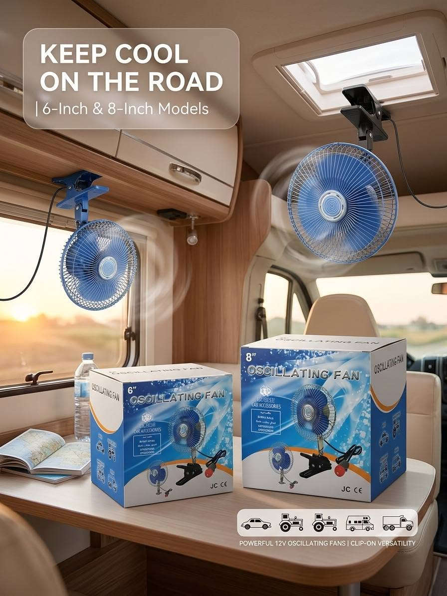 📢 توفر لدينا مروحة السيارة المتحركة (Oscillating Fan) 6 إنج و8 إنج 🚗❄️
تعبت من حر السيارة؟ 🌞🔥
 خلي أجواء سيارتك أبرد وأريح مع مروحة التهوية المتحركة ذات الأداء القوي والتصميم العملي.
✅ متوفرة بحجمين: 6 إنج و8 إنج
 ✅ حركة تلقائية يمين ويسار لتوزيع الهواء بشكل أفضل
 ✅ تعمل على بطارية 12V ويوجد 24V للسيارات الكبيرة
 ✅ مشبك تثبيت قوي وسهل التركيب
 ✅ استهلاك منخفض للطاقة
 ✅ صوت هادئ أثناء التشغيل
 ✅ مناسبة للسيارات، الشاحنات، الكرفانات والقوارب
🌬️ تبريد أفضل لجميع الركاب
 🌬️ مثالية للأجواء الحارة وانقطاع التكييف
✨️سعر 6 إنج = 14 الف 
✨️سعر 8 إنج = 16 الف
والتوصيل 5 الاف لكافة محافظات العراق
📦 الكمية محدودة
 📩 للحجز راسلنا على الخاص. او واتساب ***********

#مروحة_سيارة #اكسسوارات_سيارات #تبريد_السيارة #مروحة_12V #عروض_السيارات #العراق
