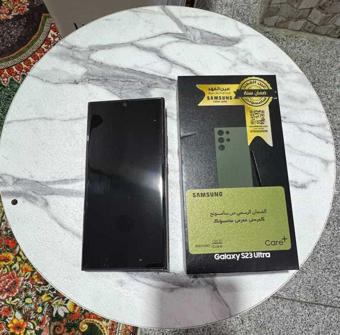 السلام عليكم
تلفون سامسونج S23 التره
ذاكره 256  الجهاز وتر برو ضد الماء
كامره زوم 100
يحتوي ع كرتونه و قلم لكتابه 
التلفون جديد كلش
السعر بمليون و بي مجال مكاني بغداد 
رقم الهاتف 📱 *********** و بي ولتساب
