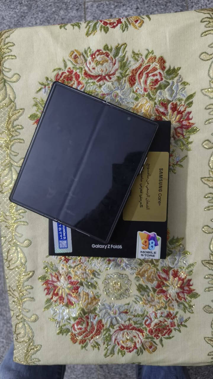 Galaxy Z Fold6 عندي موبايل ذاكرة 256 ضمان عين الفهد  سعره مليون وبي مجال 
وعندي ايباد 10 ذاكرة 64 بطاريته 96 ويا كارتون فقط سعره 350 وبي مجال قليل  
بغداد ***********
