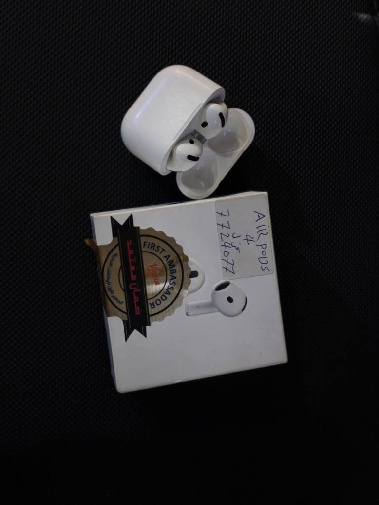 السلام عليكم
ايربودز 4 ANC تايب سي نضيفه جدآ
السعر 180 
بغداد الكسره *********** بغداد, العراق
