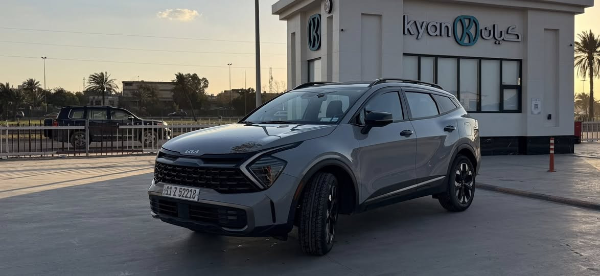 كيا سبورتج 2023 || KIA sportage
فئة  X line فول عدا البانوراما وچك الصندوق
لون استمنتي او الـ سموك
الضرر من امريكا دعامية وشبر من البنيد 
الضرر بالعراق طخة بالجنطة و طخة بالجاملغ مال سائق وثنينهم ( ع البارد ) 
مابيها قطرة صبغ
نضافتها 95‎%‎
حادث امريكا بعده ع التعديل بدون صبغ
مكينة GDI 2500
موصفات 
شاشة كبيرة متصلة
اوتو بارك
اوتو هولد
انظمة قيادة 4
قيادة ذاتية
توقف ذاتي رادار
رادار امامي وخلفي وجانبي
حساسات خلفية
مانع تزحلق
سايد بريك بصمة
كرسي كهرباء
تدفئة كراسي + ستيرن
حساس ماسحات المطر
وبيها بعد هواي مواصفات 
تخم تاير جديد كوري 
صيانة صدر جديد
ادامة السيارة كاملة 
السيارة نضيفة وجديدة ودخولها جديد 
عداد المسافة 47 الف ميل
مكانها بغداد - المشتل 
***********
