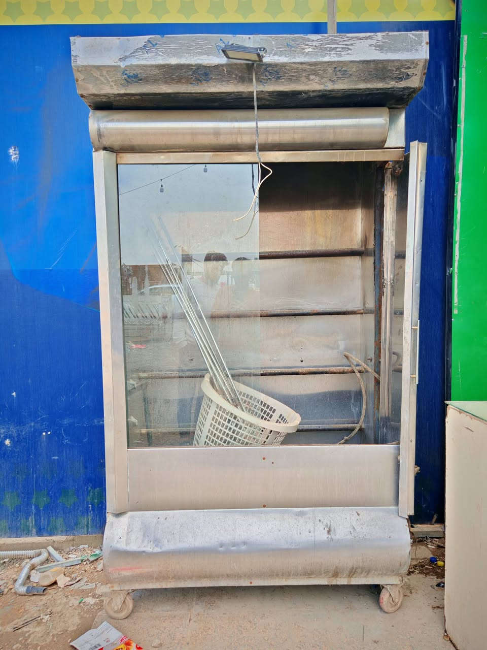 السلام عليكم... شواية دجاج نظيفة جداً تاخذ 40 دجاجة 🐓 تشتغل اوتوماتيك بشعر مناسب


**إذا كنت صاحب هذا الإعلان وتريد حذفه لأي سبب، رجاءا أرسل رسالة إلى الدعم الفني**