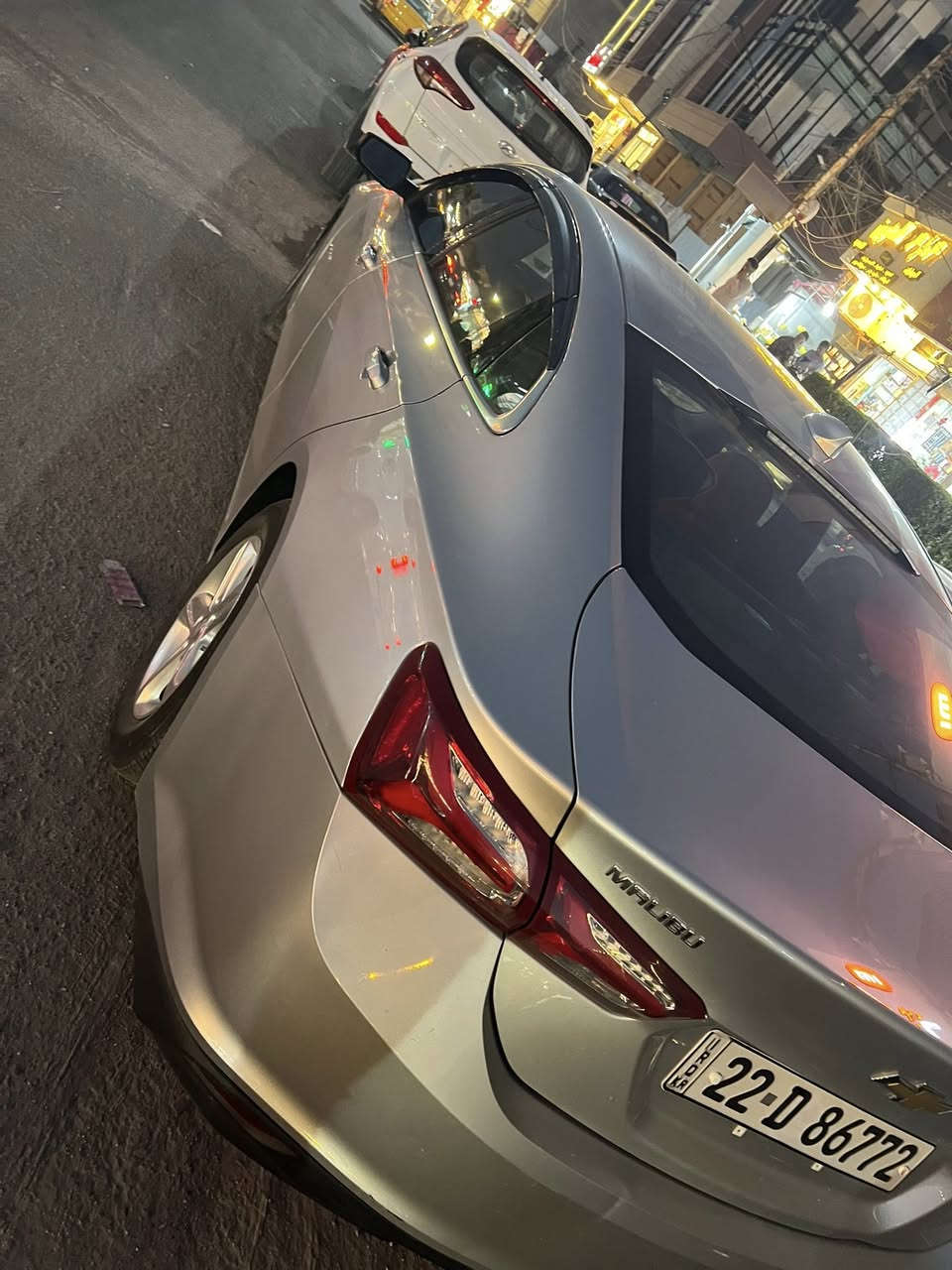 السلام عليكم
ماليبو 22-lt بدون حادث كلين فقط دعاميه
140 بيها مجال بسيط حك الجيه 

مكاني بغداد السيديه ***********
