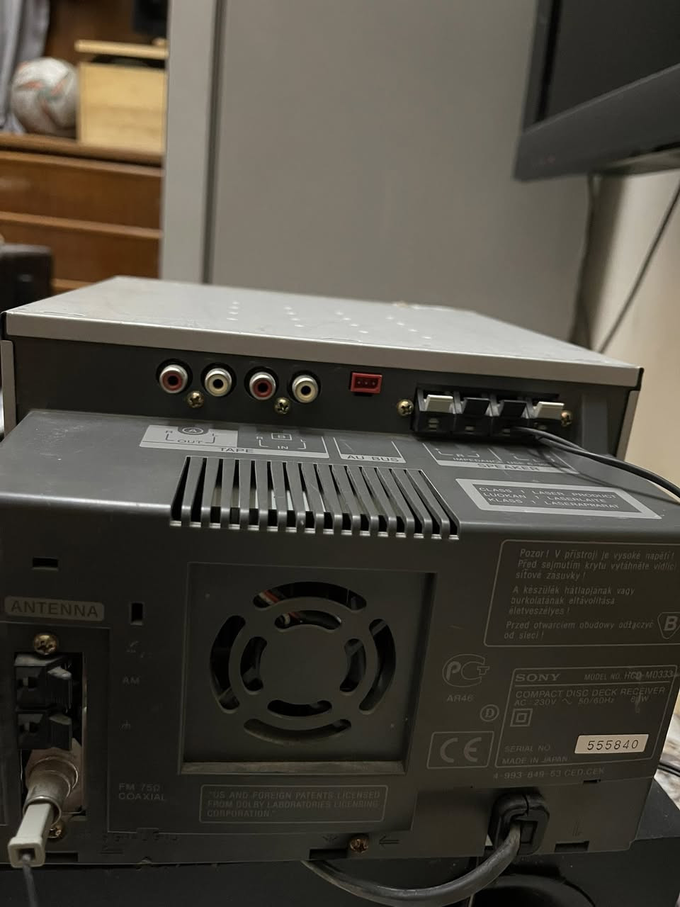 سبيكر ماركة سوني شغال عدة مداخل كلها شغاله ياخذ قرص صوتي وقرص حجم زغير بالأعلى بي خاصية التسجيل من قرص الئ قرص بي راديو 4 موجوات يمكن خلي نكول موجتين بدون سماعات السعر (40) شامل مع التوصيل


**إذا كنت صاحب هذا الإعلان وتريد حذفه لأي سبب، رجاءا أرسل رسالة إلى الدعم الفني**