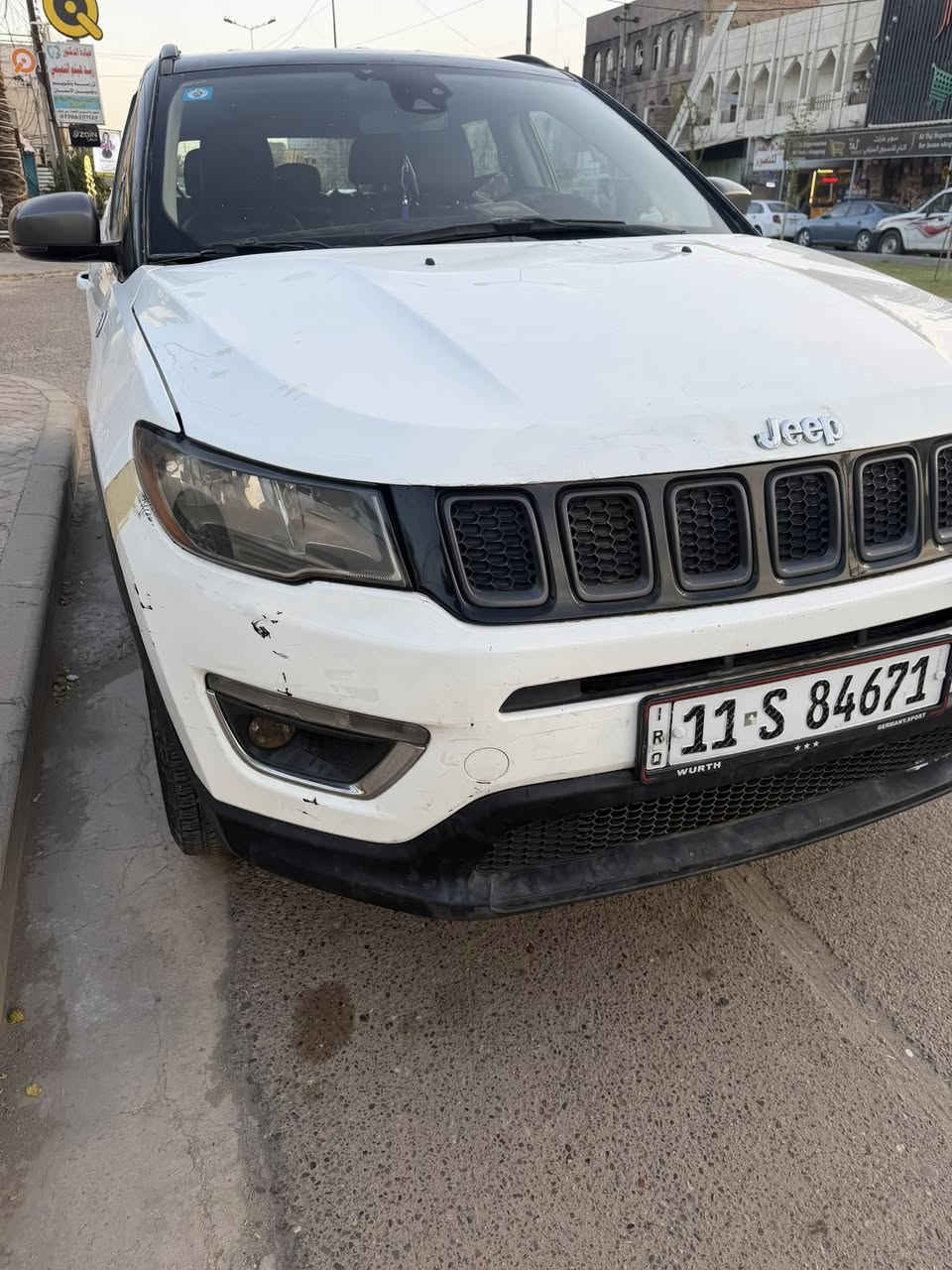 JEEP COMPASS 2020
جيب كومباس  2020
مواصفات تريل هوك 
فول بس بدون فتحه
سقف اسود
ماشيه 66000 الف 
الضرر بونيت وجاملغ
ارباك سستم 
السعر: 11000$ (110) ورقة 
للمزيد من المعلومات :  ***********
مكاني بغداد/ حي العامل
