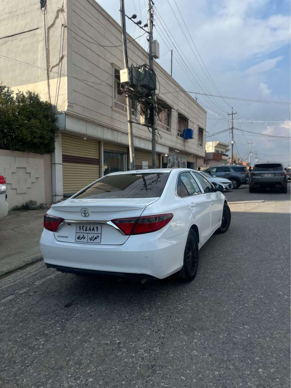 كامري 2017
كير و مكينه بشرتن 
خليجي حيزام بخ 
500 هزار غرامه 
سعر 112
*********** زاخو, دهوك
