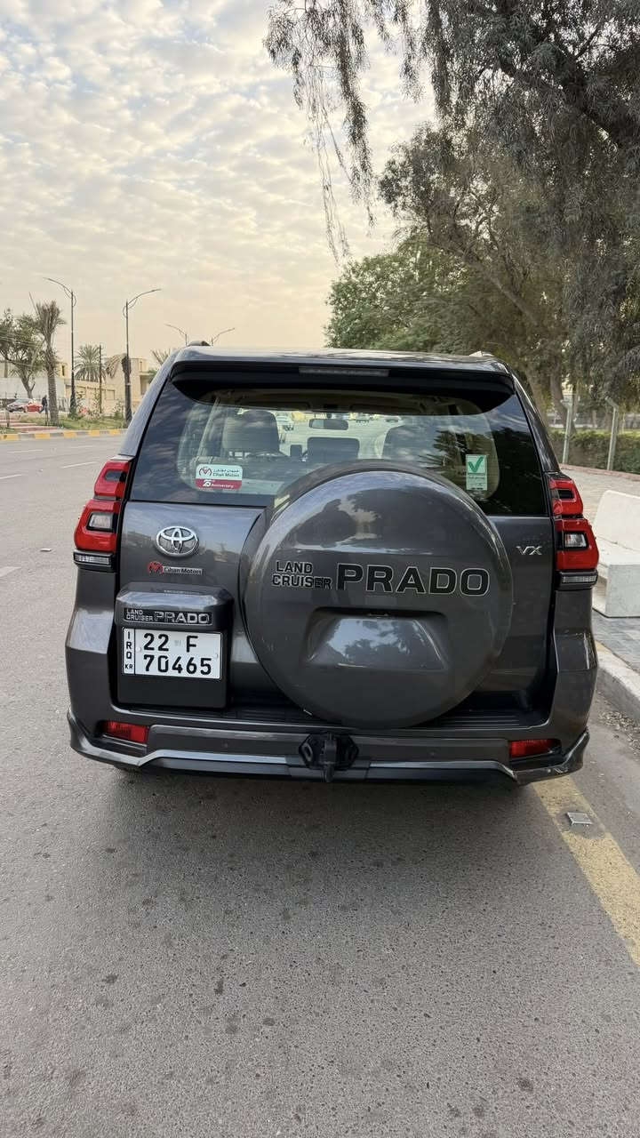 السلام عليكم
برادو 2022 VX 

نايت شيد

لون نفطي 

رقم اربيل انگليزي باسمي

ماشية ٥٩،٠٠٠ كيلو

8 ايرباگ

بصمة 

فتحة 

كشنات كهرباء

ثلاجة

تبريد كشنات

تبريد ٣ قطع

تبريد ٣ مناخات منفصلة

٧ راكب

عدادات ليزرية

شاشة چبيرة بيها Apple carplay - android auto وايرليس

كامرة خلفية

‎شاحن وايرليس

لايتات زنون ادابتف

حساسات خلفية

سبير تعليگ

٥ ويل كب

دبل تانكي ١٥٠ لتر

‎السيارة مكفولة من الصبغ والبارد
السعر  46500$
مكان السياره بغداد البنوك ***********
