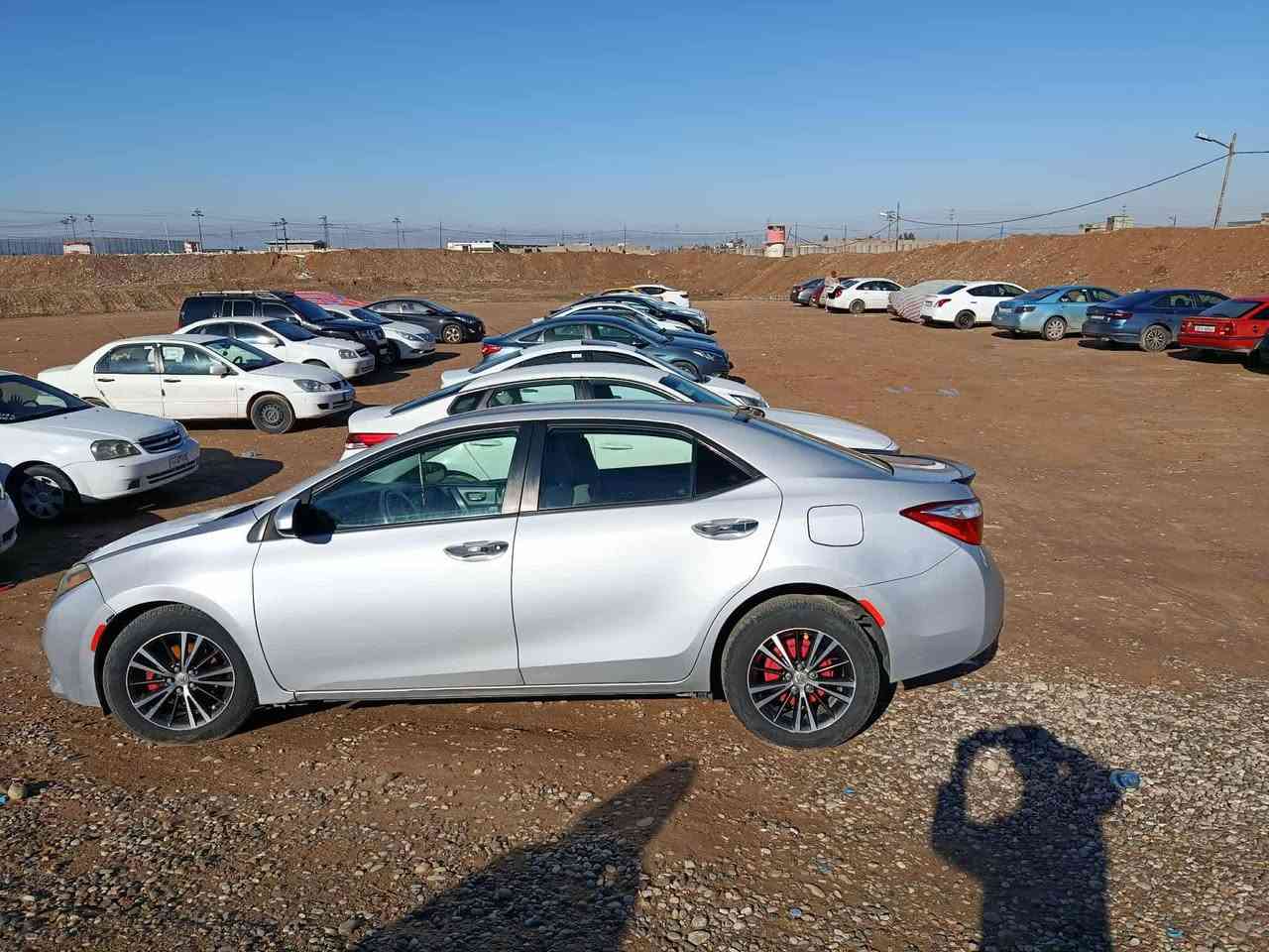 سلام عليكم سيارة كورولا موديل 2016 رقم سيلماني بسمي الضرر جامرلخ وبونيد صبغ السعر) 136(***********
