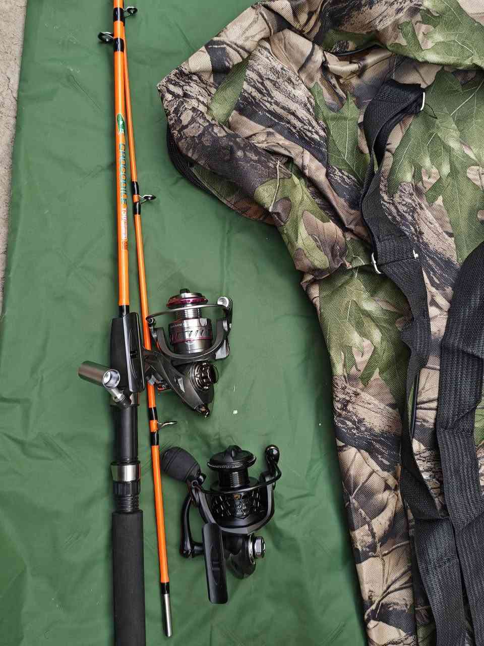 سلام عليكم ادوات صيد امزون كلة جديد واصلي غير مستخدم.
سليب باك شاركة ماركة سعر ٥٠ الف 
خيمة نفرين او ٣ ترهم جبيرة ٣٠
سليب باك عادي ٢٠ 
سبنر وياة ٢ مكاين صغار كامل كلة ٢٥ 
حذاء وجنطة صيادين فول قياس ٤٥ يلبس ٤٤ ثنينهنم ٤٥ حذاء وحدة ٣٠ جنطة ١٥
فراشات نفخ متوفر بلصور عنوان بغداد الاسكان مقابل كلية العلوم


**إذا كنت صاحب هذا الإعلان وتريد حذفه لأي سبب، رجاءا أرسل رسالة إلى الدعم الفني**