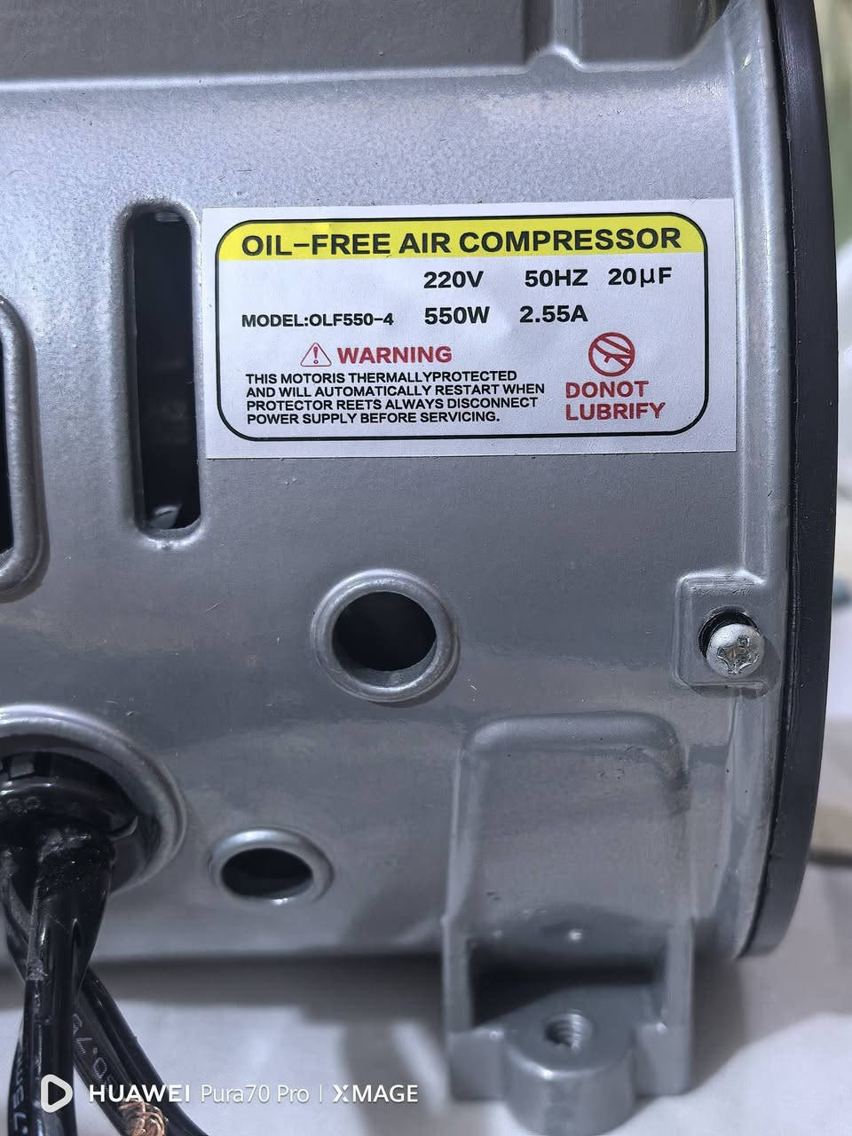 كومبريسر هواء جاف يستخدم للاغراض الطبية نحاس 100% وزنه ثقيل جداً 
السعر 75 الف


**إذا كنت صاحب هذا الإعلان وتريد حذفه لأي سبب، رجاءا أرسل رسالة إلى الدعم الفني**