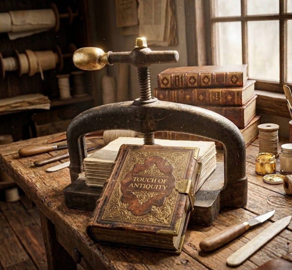 صــــــلوا ؏ الحبيب " םבםב " ﷺ.. ⁦♥️⁩
﷽
#Masterpiece ✨
#BOOk_Press
#مكبس_عتيق_جدا
مصنوع من الحديد الزهر و النحاس
فتره الصنع في أواخر القرن التاسع عشر او بداية القرن العشرين تقريباً 
#وزن  يتجاوز ال 50 كجم
 كان يستخدم في تجليد و كبس الكتب قديما ✨
#بسعر_مناسب_جدا لعدم الإحتياج 
#للمهتم_التواصل_خاص 🍁


**إذا كنت صاحب هذا الإعلان وتريد حذفه لأي سبب، رجاءا أرسل رسالة إلى الدعم الفني**