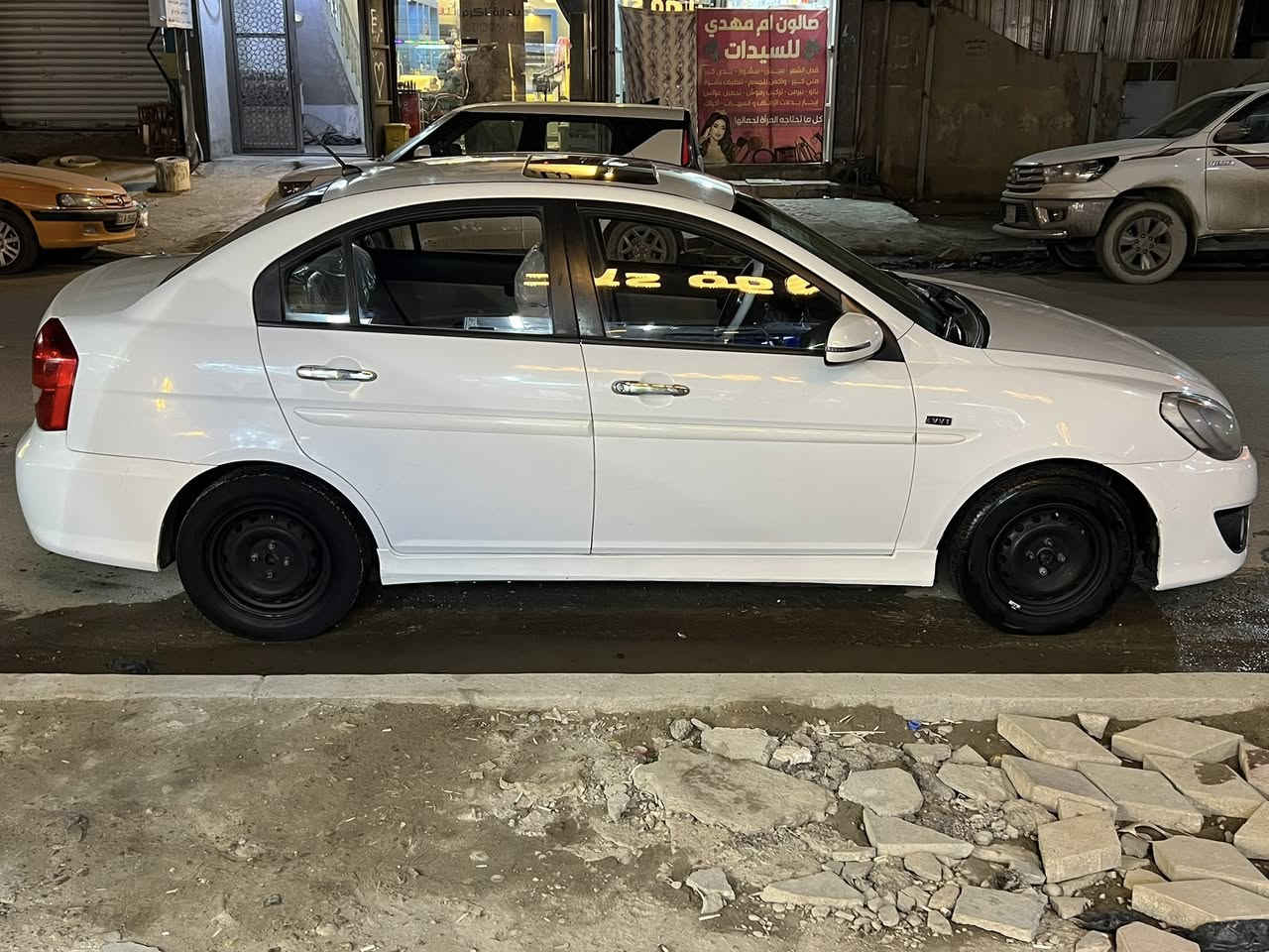 اكسنت موديل 2011رقم بغداد الدولي محرك 1600 دوش ماشيه 170 الف صورة السونار موضح نظافة الكشر
 السعر 95 ورقة مكاني بغداد حي الامين 
الرقم ***********
