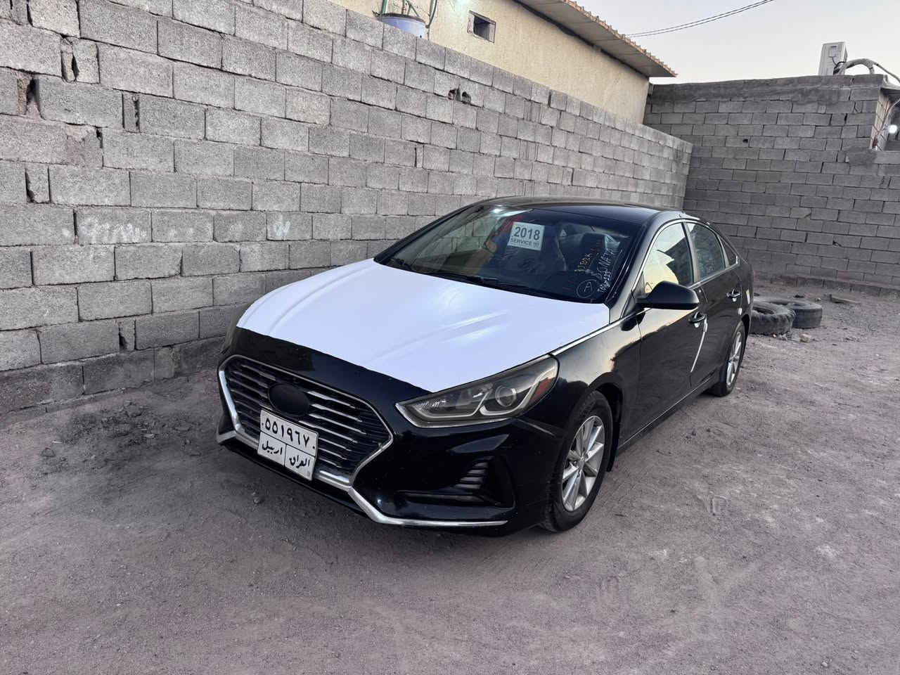 سوناتا 2018 وارد أمريكي 🇺🇸
ضرر  جاملق وبنيد مكان السيارة البصره الشعيبه  مكنته 2400
سعر السيارة 105$ رقمه أربيل وكاله تحويل ***********
