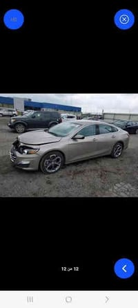 ماليبو ٢٠٢٢ وارد امريكي  حادث موضح بالصور بدون دواخل بدون ايرباك مرقمه...