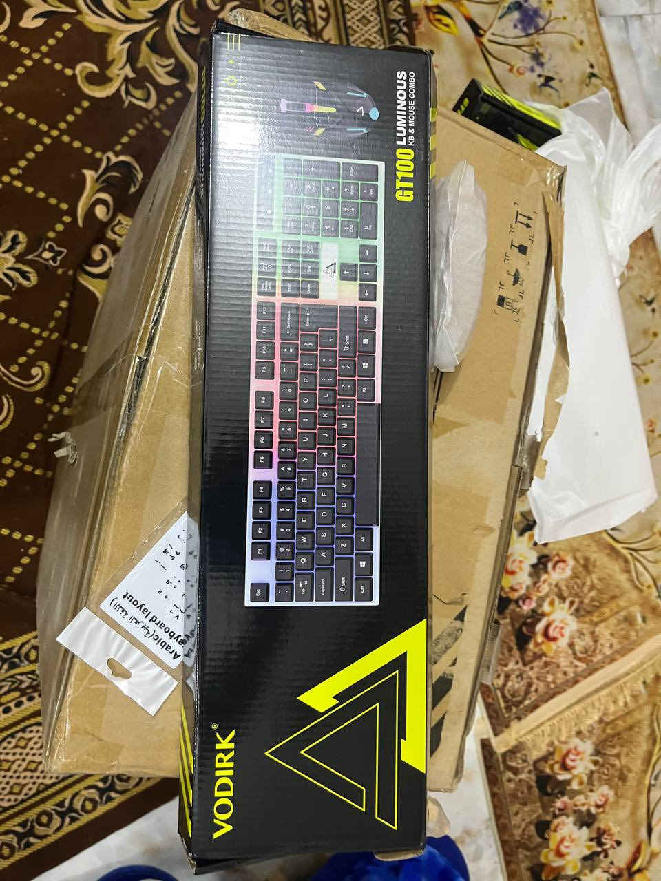 توفررر القوي 🔥
كيبورد و ماوس من ماركة VODIRK يجي RGB بأكثر من لون 🤩
السعر ١٠ الف فقط


**إذا كنت صاحب هذا الإعلان وتريد حذفه لأي سبب، رجاءا أرسل رسالة إلى الدعم الفني**