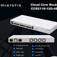 اعلى فئة ccR ccR2116-12G-4s+ مستخدم 4 اشهر فقط  جديد شخط مابي  سعر ملي...