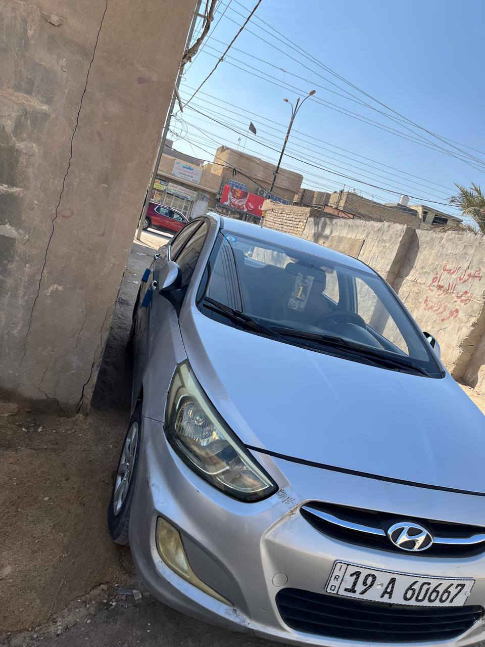 ا
السلام عليكم 
للبيع سيارة اكسنت رصاصي موديل 2016 
سيارة كفالة باستثناء جاملغ ايمن شخوط قليلة سيارة جاهزة سنوية لغاية 2031 رقم انكليزي باسمي سعر 85 ورقة
عنواني كربلاء
***********
