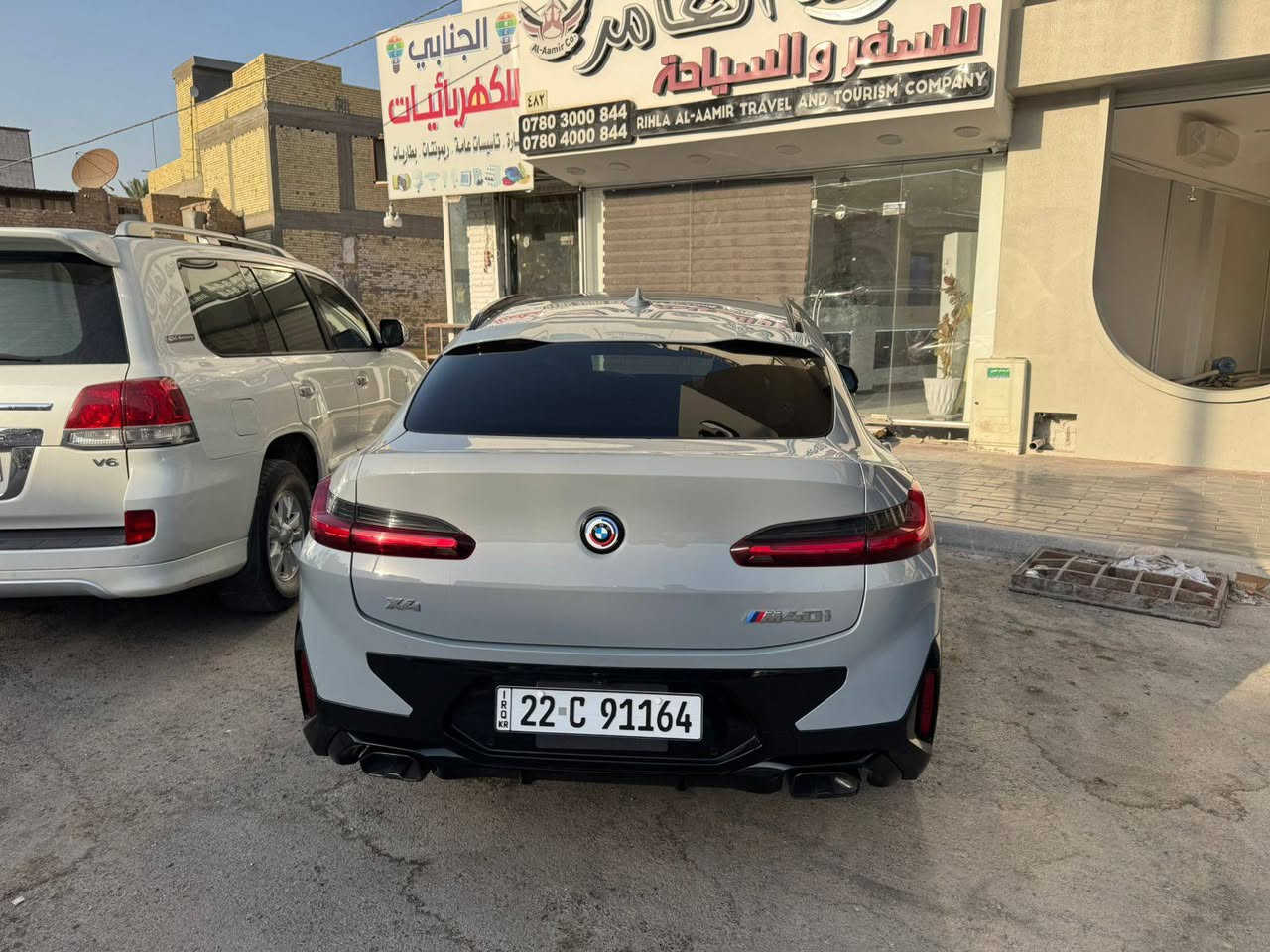 للبيع – BMW X4 M40i (رقم 22 أربيل)
‎المحرك: 6 سلندر توربو – فئة M Performance قوية جداً
‎اللون : السمنتي المميز
‎M power اصل 
‎داخل احمر بلادي  
‎بانوراما 
‎كراسي كهرباء + خزن
‎تدفئة كراسي + ستيرن
‎صندوق كهرباء شفط + حركة قدم
‎دخول ذكي 
‎كاميرات 360 درجة
‎نظام ايماءات 
‎لايتات ادابتف
‎رادارات امامي + خلفي + جانبي
‎انارة ترحيب
‎تحذير فتح الابواب 
‎كار بلي + اندرويد اوتو
‎ويل 20 
‎انارة داخلية  عدة الوان
‎تشغيل عند بعد 
‎لايتات ادابتف ذكيه
‎تخم تاير جديد
‎
‎السعر 475 وبيها مجال 
‎
‎حادث سيارة فقط بنيد رقم شاصي وسونار موجود
‎صفر مسج شرط الفحص ماشية 38 الف كيلو متر 
‎
‎تحويل ثاني يوم سيارة باسمي  و باج تضليل 80% *********** 
‎متواجد واتس او الاتصال
‎

