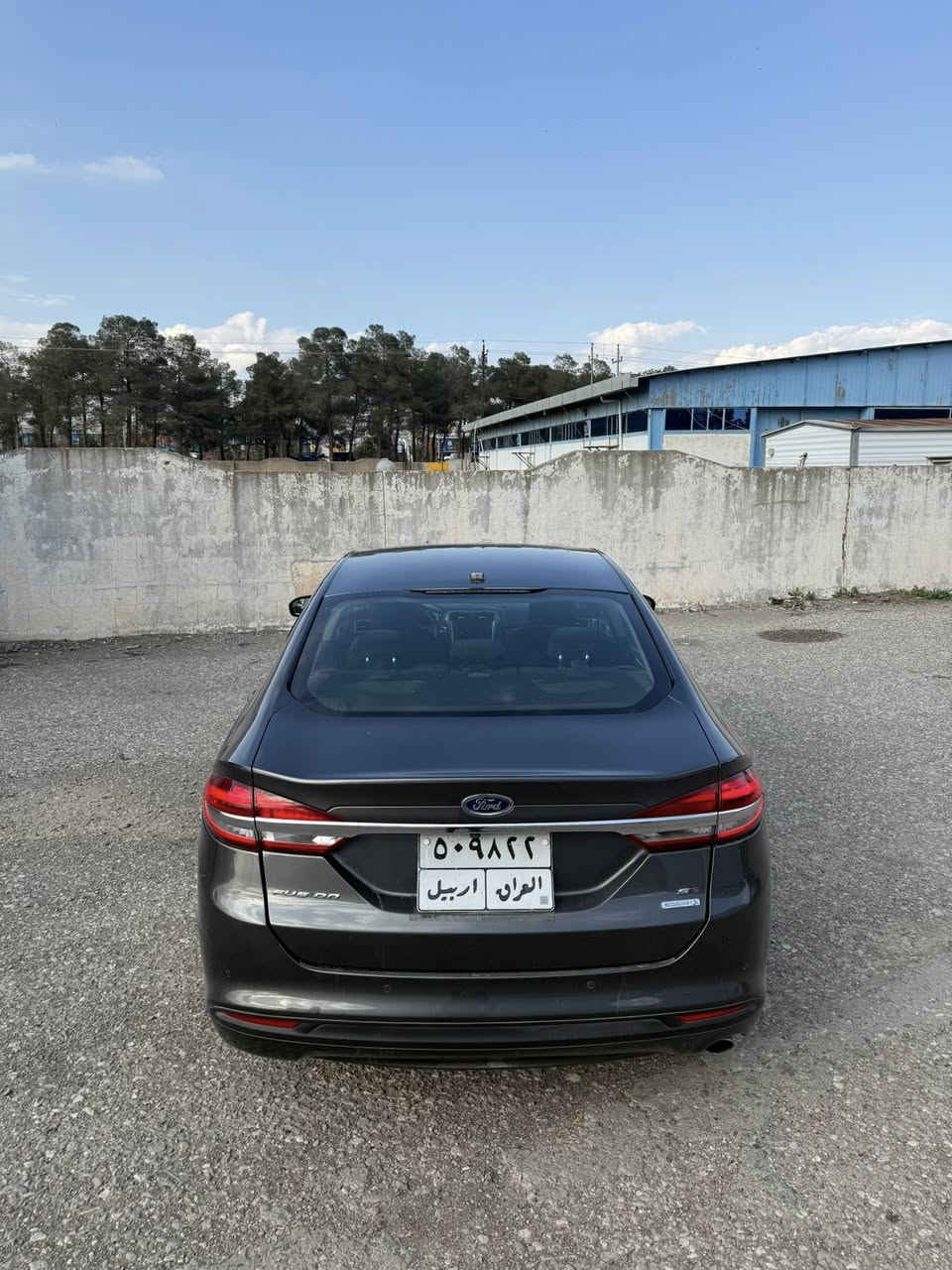کوردی// تەنها فرۆشتن 
Ford fusion SE 2017
سبوغ//2 پارچە 
بۆنيت چەمەلەخ
بێ ناوگرتن 
٣ شاشە گەورە 
V.4 /  1.5 torbo 
هەموو گيانی مەزبوتە 
٩٣$ مەجال 
***********
مەکينە کراوەتەو بەشەرت گێر بەشەرت
