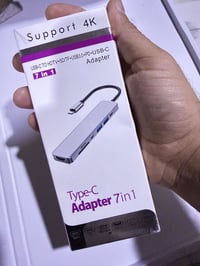 محول 7 في 1 • HDMI 4K • محول آيفون تايب سي